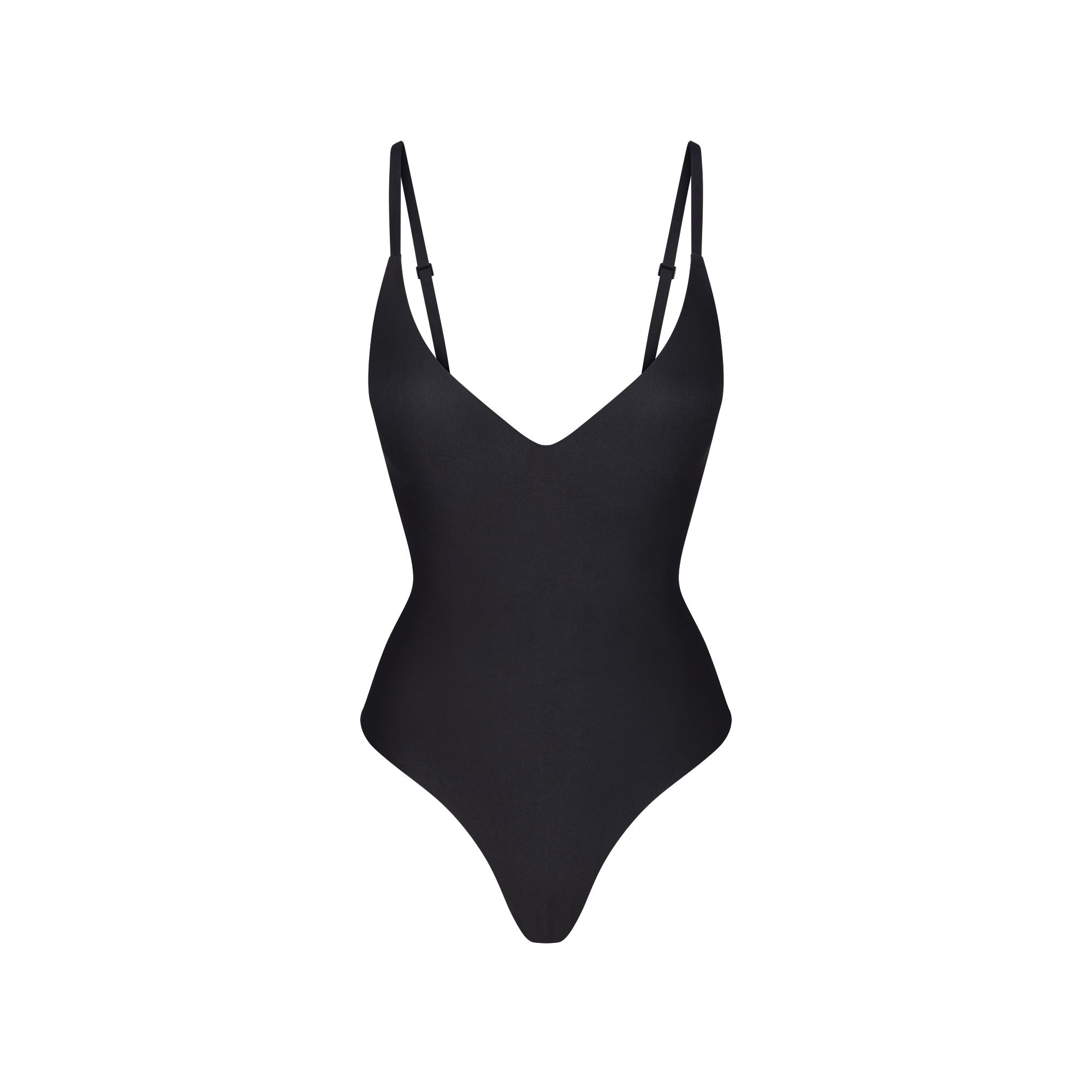 SKIMS BODY PUSH-UP THONG BODYSUIT | ONYX