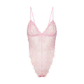 EMBROIDERED TULLE TEDDY | BUBBLE GUM