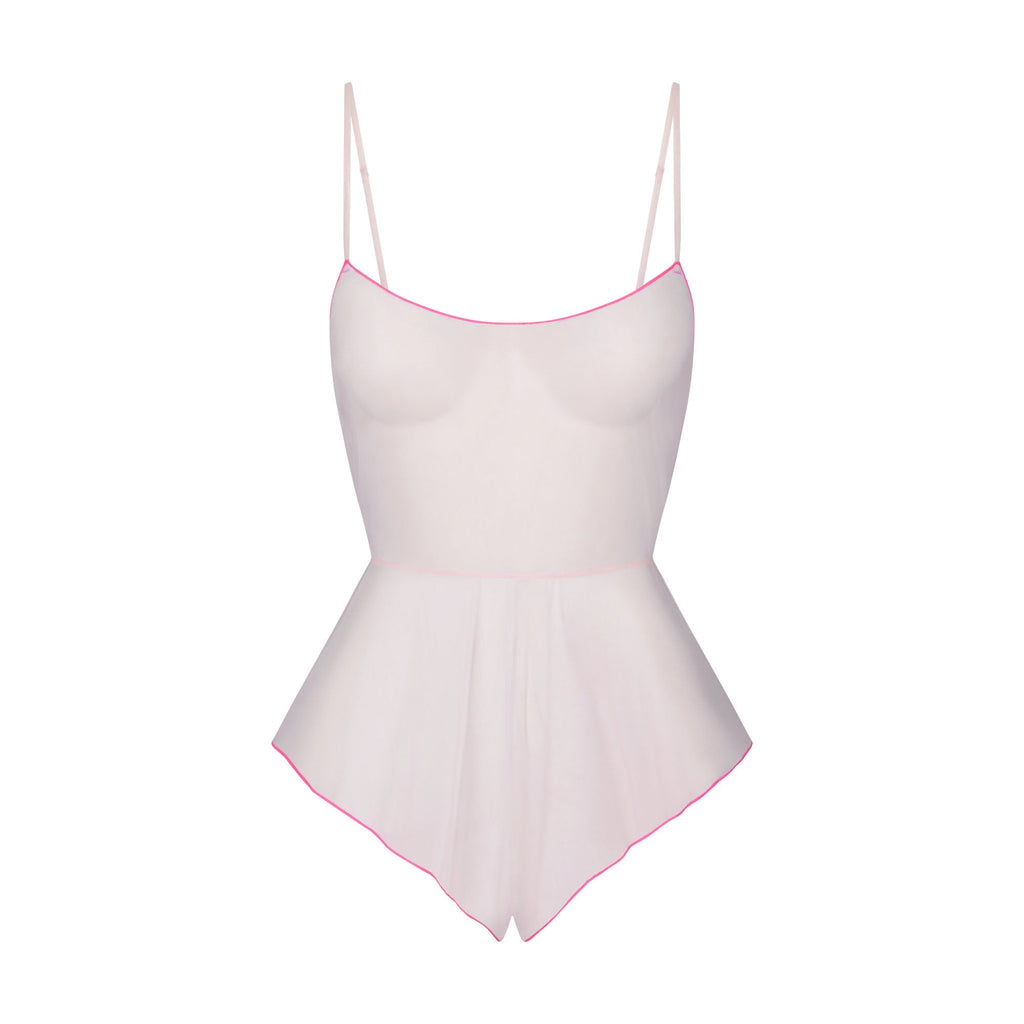 TULLE TEDDY | CHERRY BLOSSOM CONTRAST