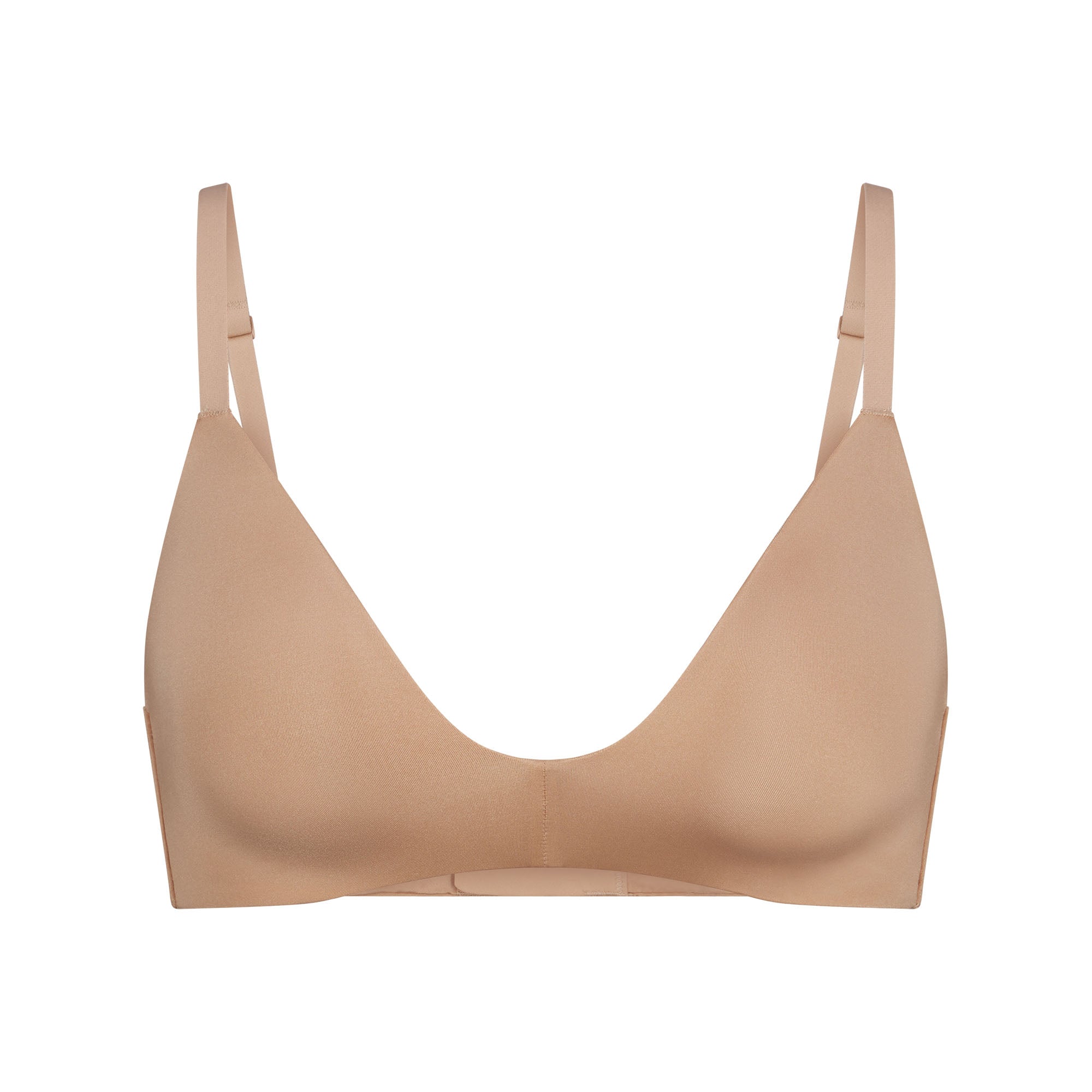 WIRELESS FORM T-SHIRT DEMI BRA | CLAY