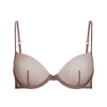 INVISIBLE PLUNGE BRA | UMBER