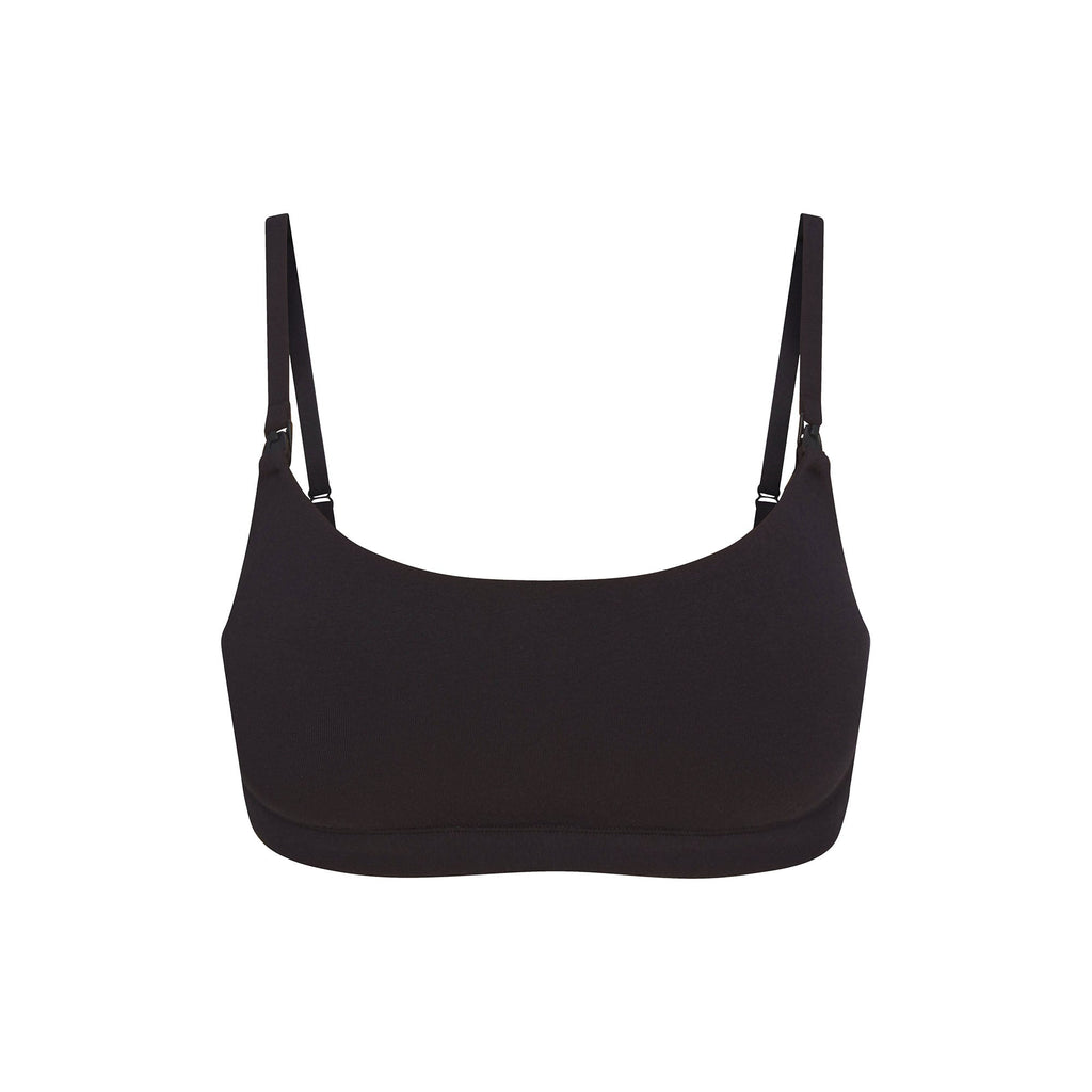 COTTON JERSEY MATERNITY NURSING SCOOP BRALETTE | SOOT