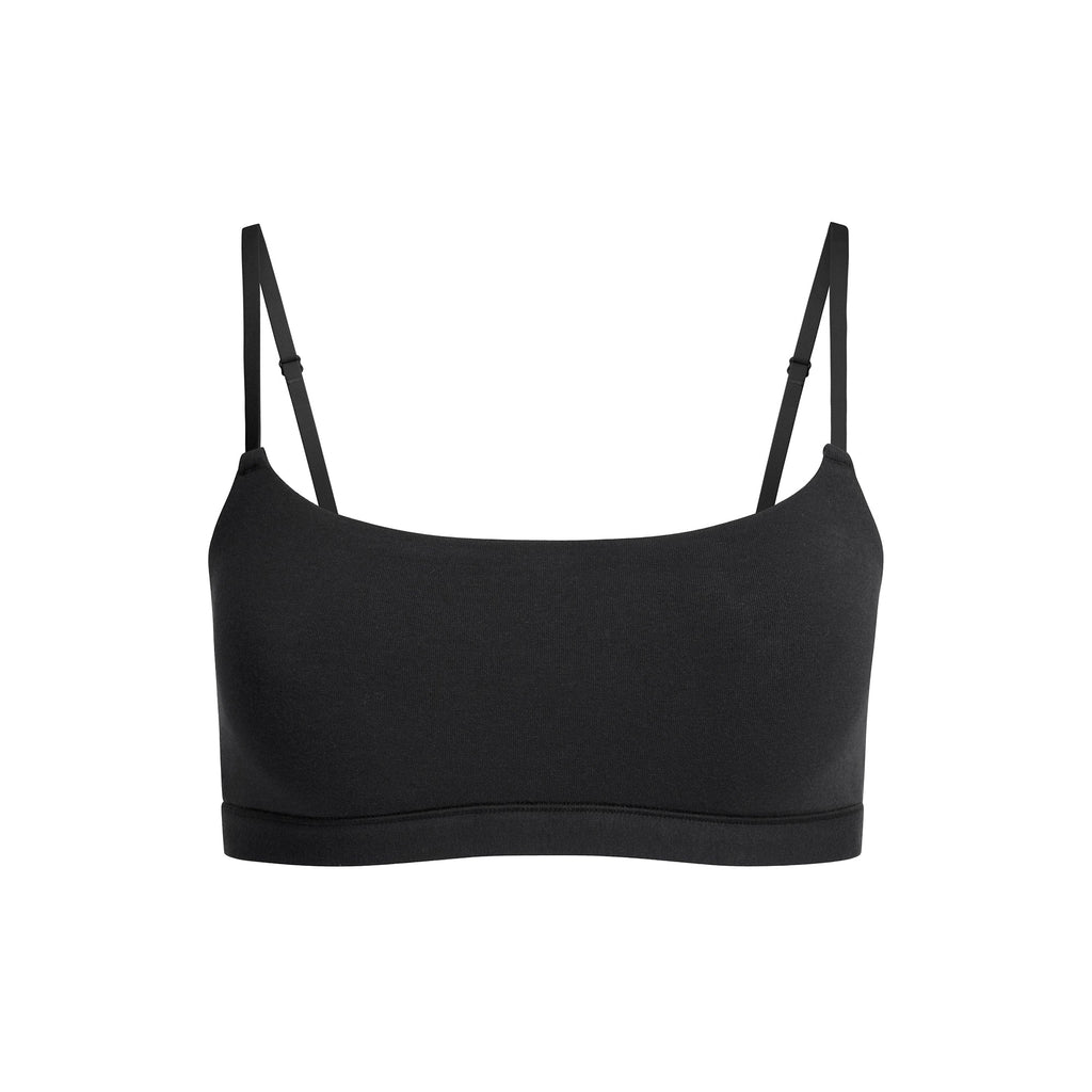 COTTON JERSEY SCOOP BRALETTE | SOOT