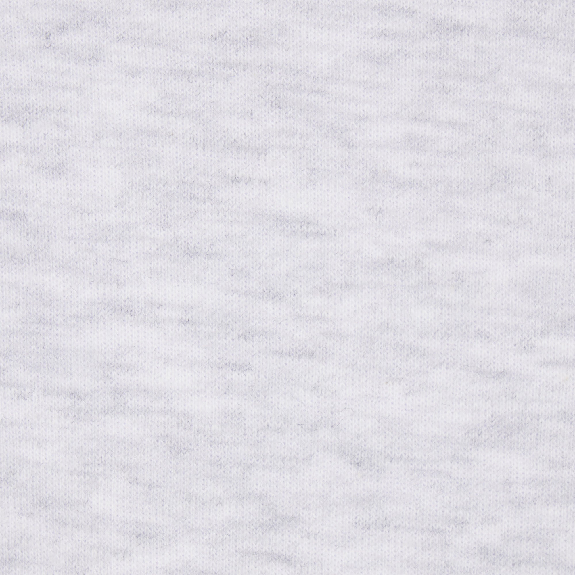 COTTON FLEECE CROPPED HALF ZIP PULLOVER | LIGHT HEATHER GREY