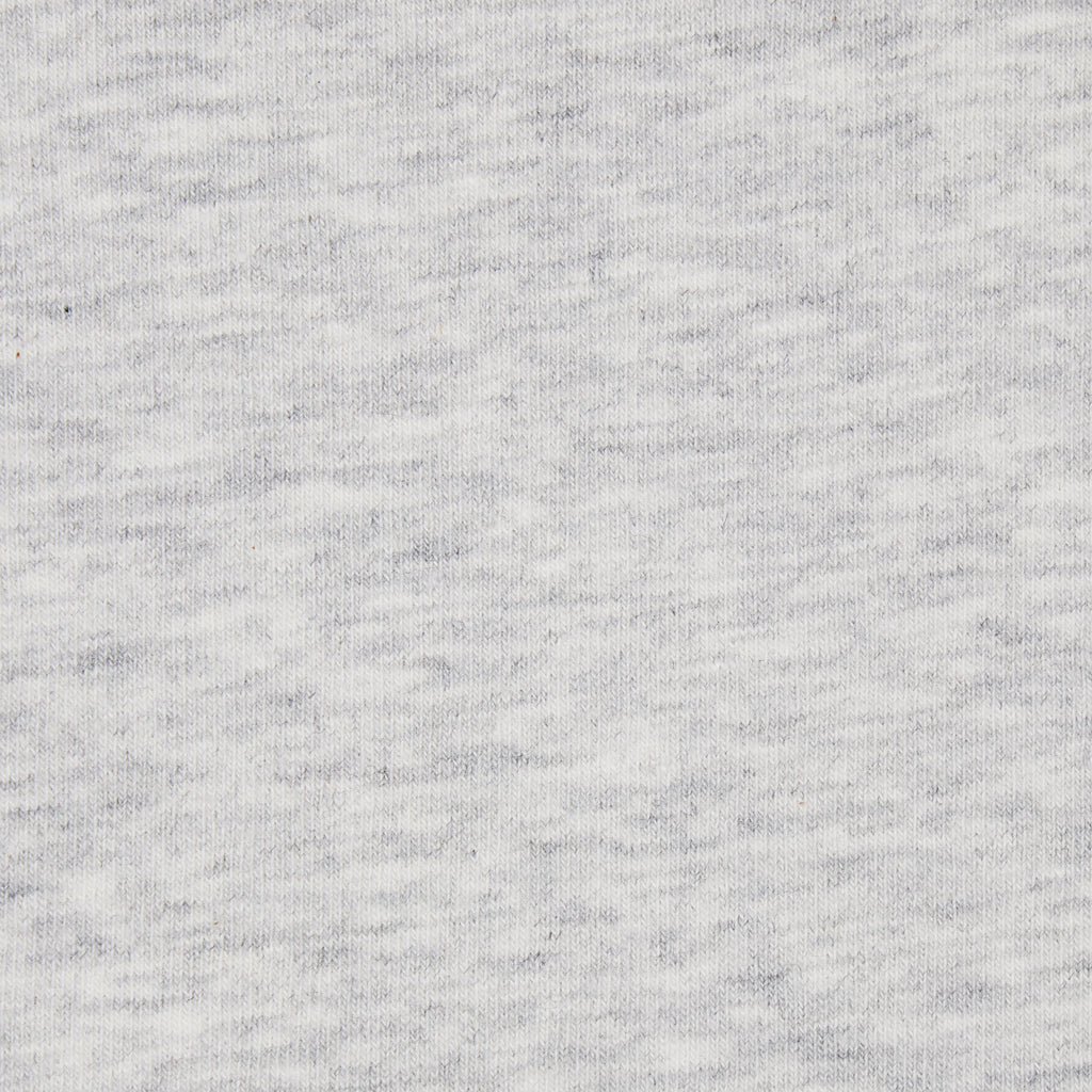 COTTON JERSEY SCOOP NECK LONG SLEEVE TOP | LIGHT HEATHER GREY