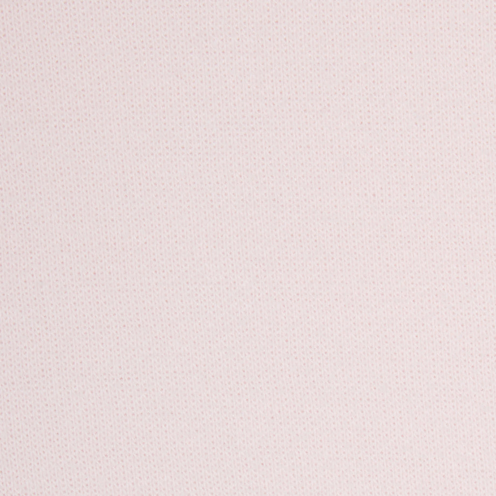 COTTON FLEECE SHRUNKEN HOODIE | BARELY PINK