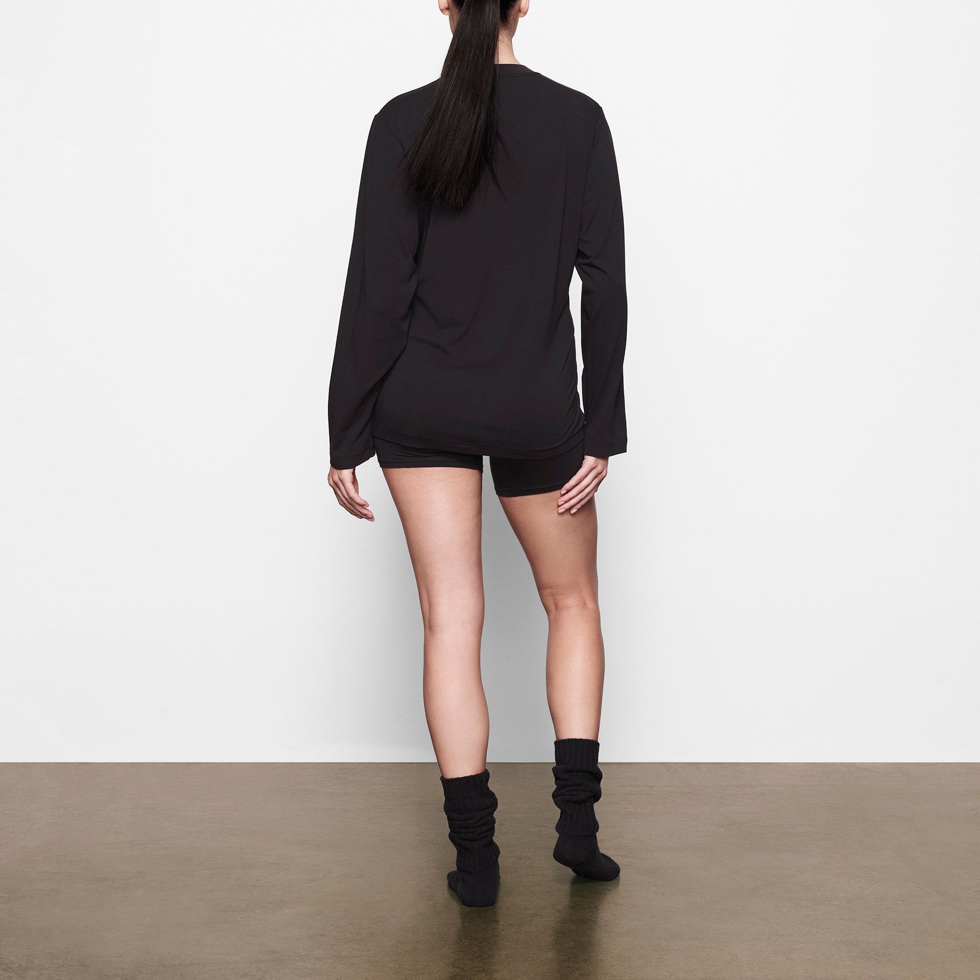 BOYFRIEND LONG SLEEVE T-SHIRT | ONYX