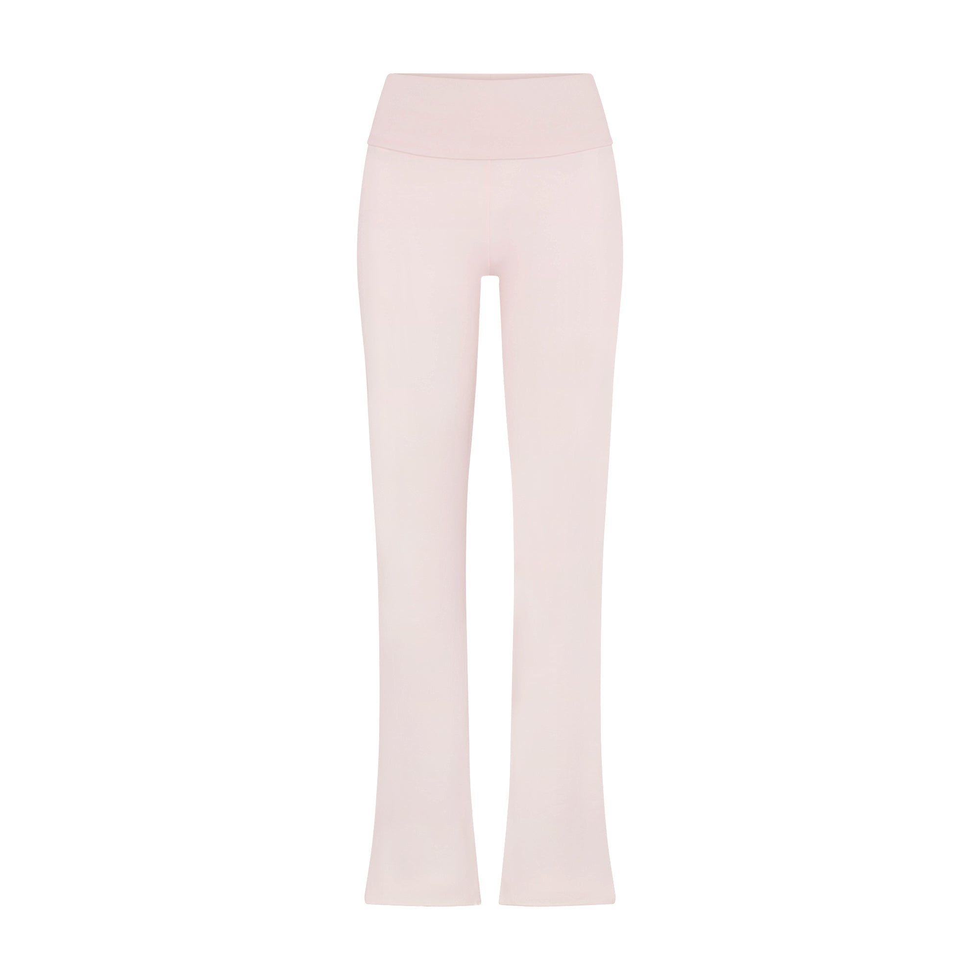 COTTON JERSEY FOLDOVER PANT | BARELY PINK