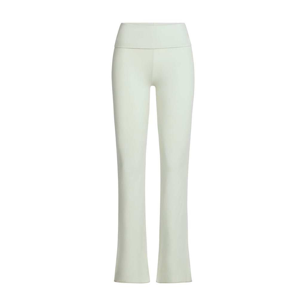COTTON JERSEY FOLDOVER PANT | SPEARMINT