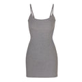 SOFT LOUNGE SLIP DRESS | HEATHER GREY