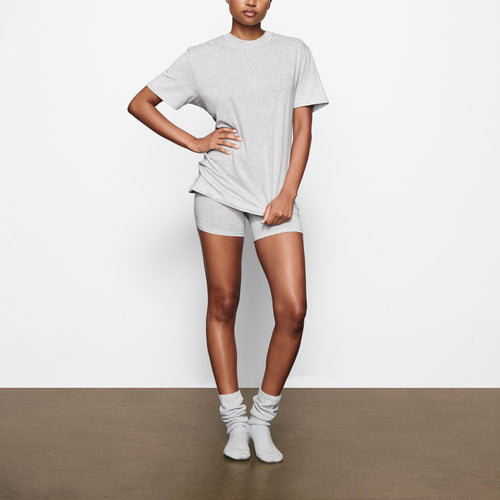 BOYFRIEND T-SHIRT | LIGHT HEATHER GREY