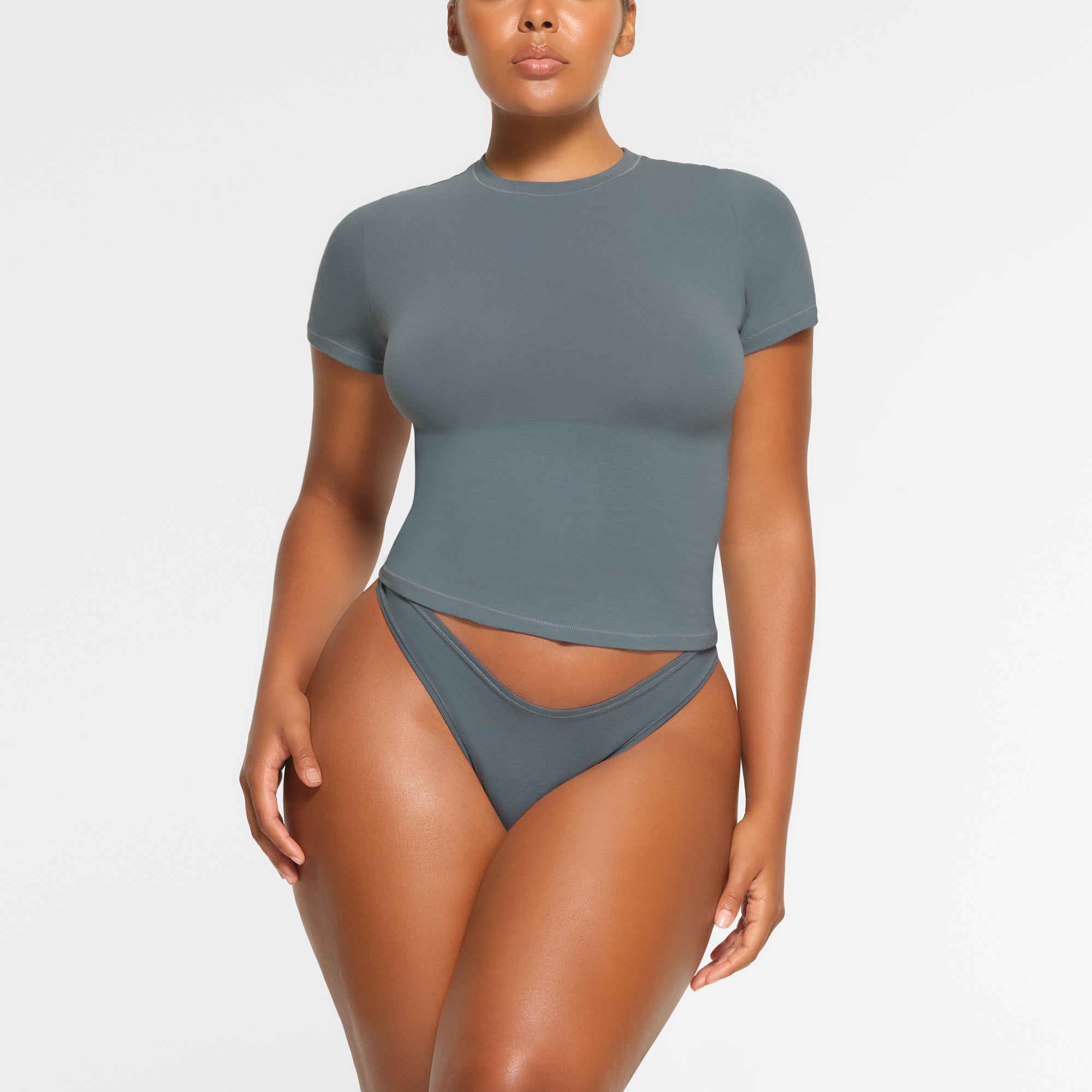 COTTON JERSEY T-SHIRT | KYANITE