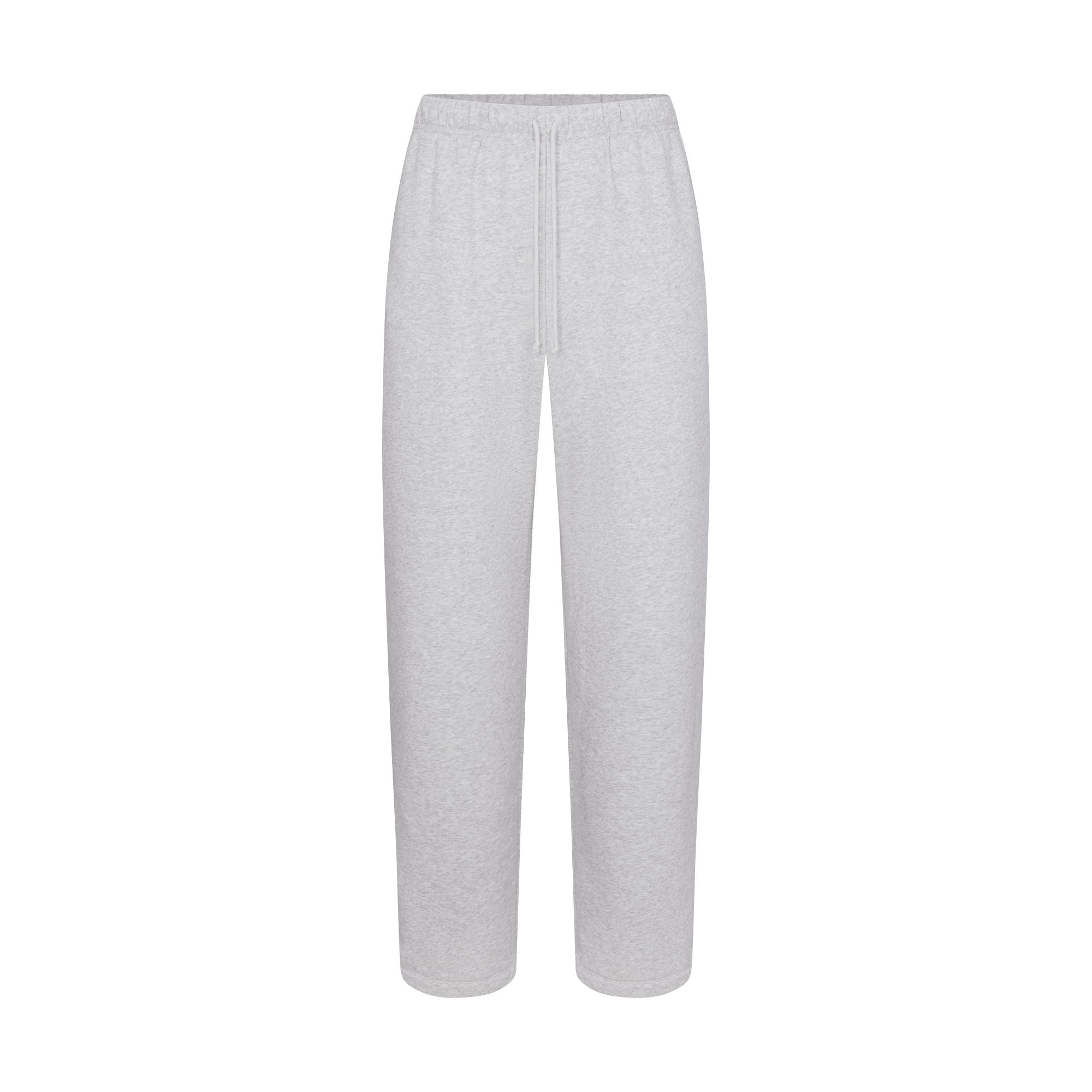 FLEECE LOUNGE MENS CLASSIC STRAIGHT LEG PANT | LIGHT HEATHER GREY