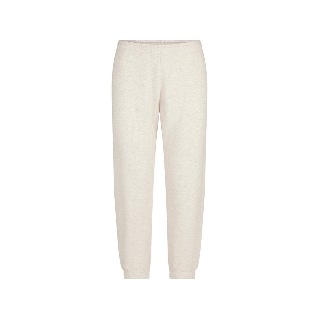 COTTON FLEECE LOW RISE CAPRI JOGGER | OATMEAL HEATHER