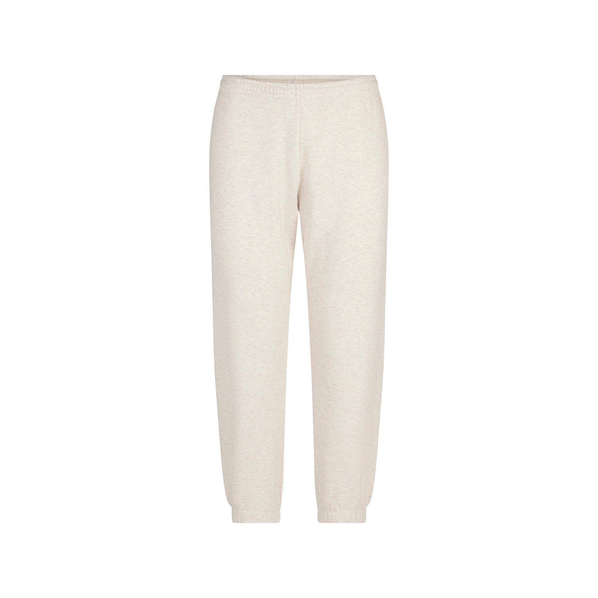COTTON FLEECE LOW RISE CAPRI JOGGER | OATMEAL HEATHER