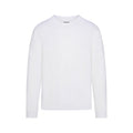 SKIMS COTTON MENS CLASSIC LONG SLEEVE T-SHIRT | CHALK
