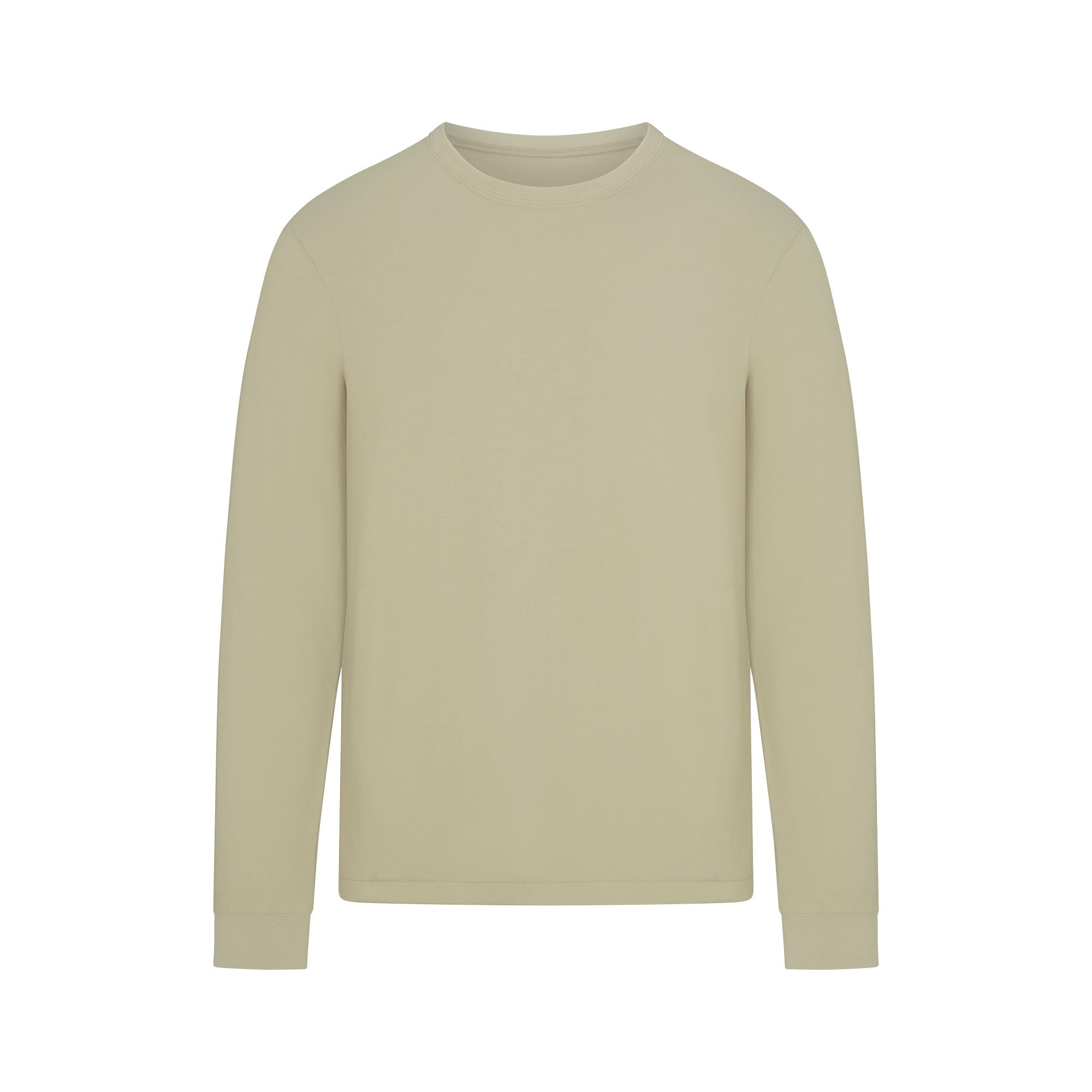 SKIMS COTTON MENS CLASSIC LONG SLEEVE T-SHIRT | PHOSPHORUS