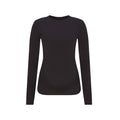 COTTON JERSEY MATERNITY LONG SLEEVE T-SHIRT | SOOT
