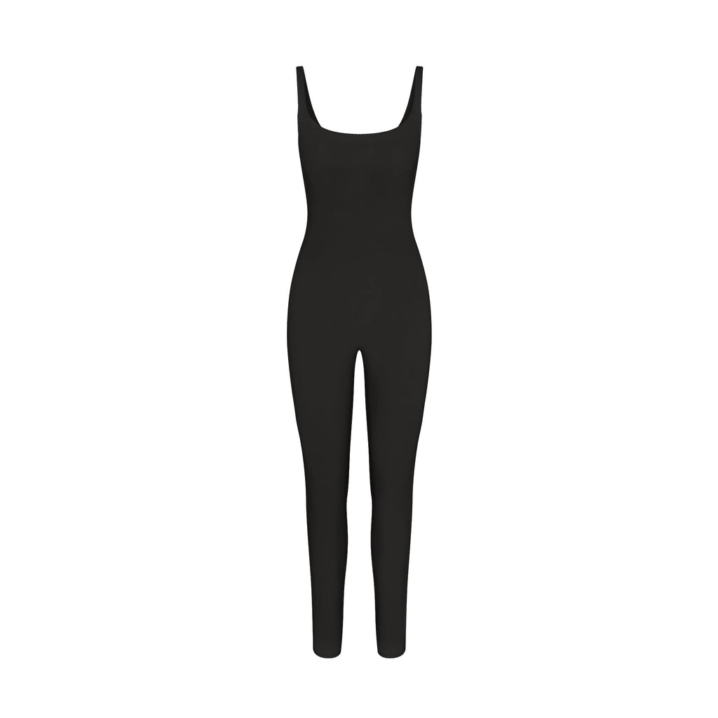 FITS EVERYBODY SQUARE NECK LOW BACK CATSUIT | ONYX