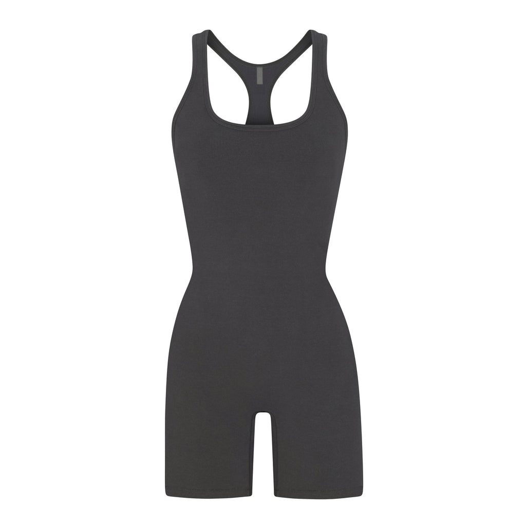 OUTDOOR MID THIGH ONESIE | ASH