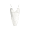 EMBROIDERED TULLE TEDDY | MARBLE