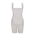 COTTON JERSEY MATERNITY ONESIE | LIGHT HEATHER GREY