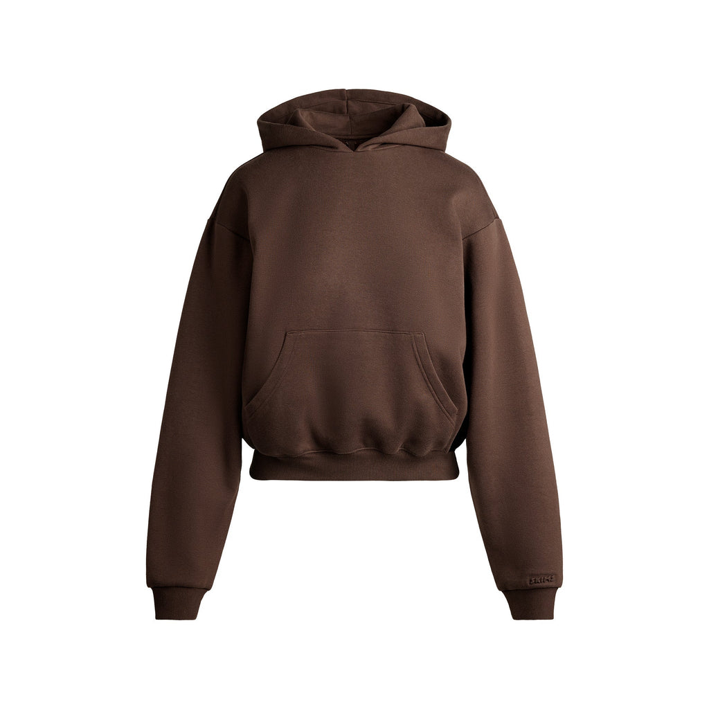 COTTON FLEECE CLASSIC HOODIE | DARK SEPIA