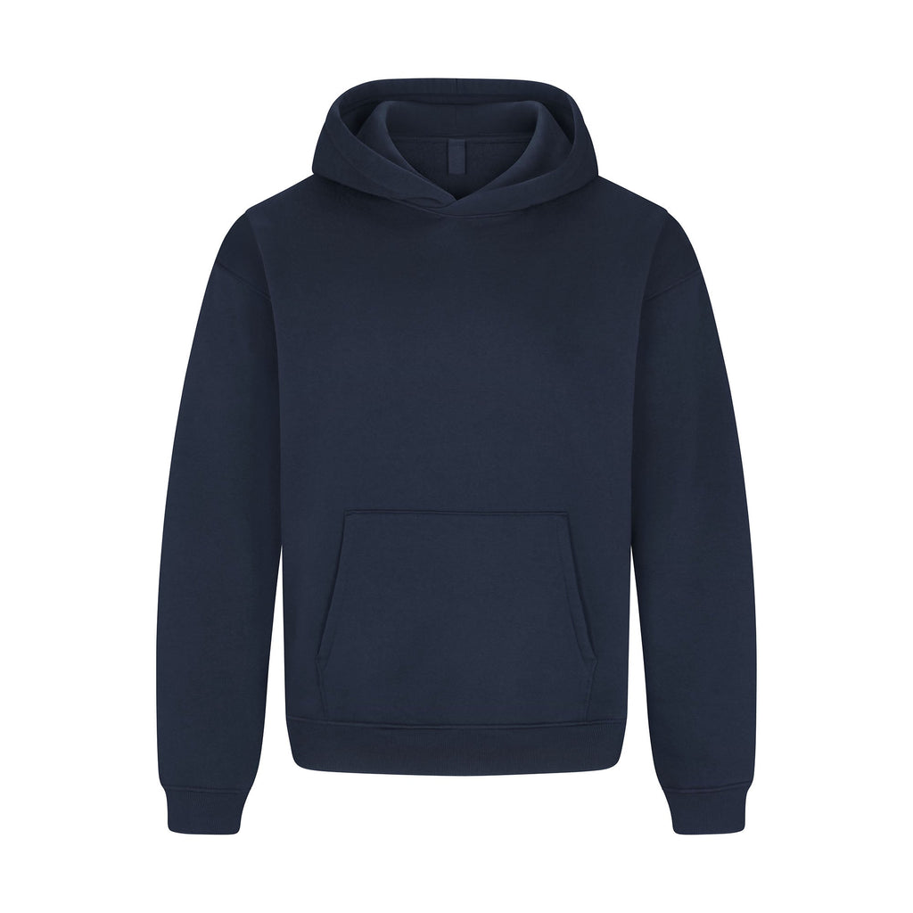 FLEECE LOUNGE MENS RELAXED HOODIE | NAVY