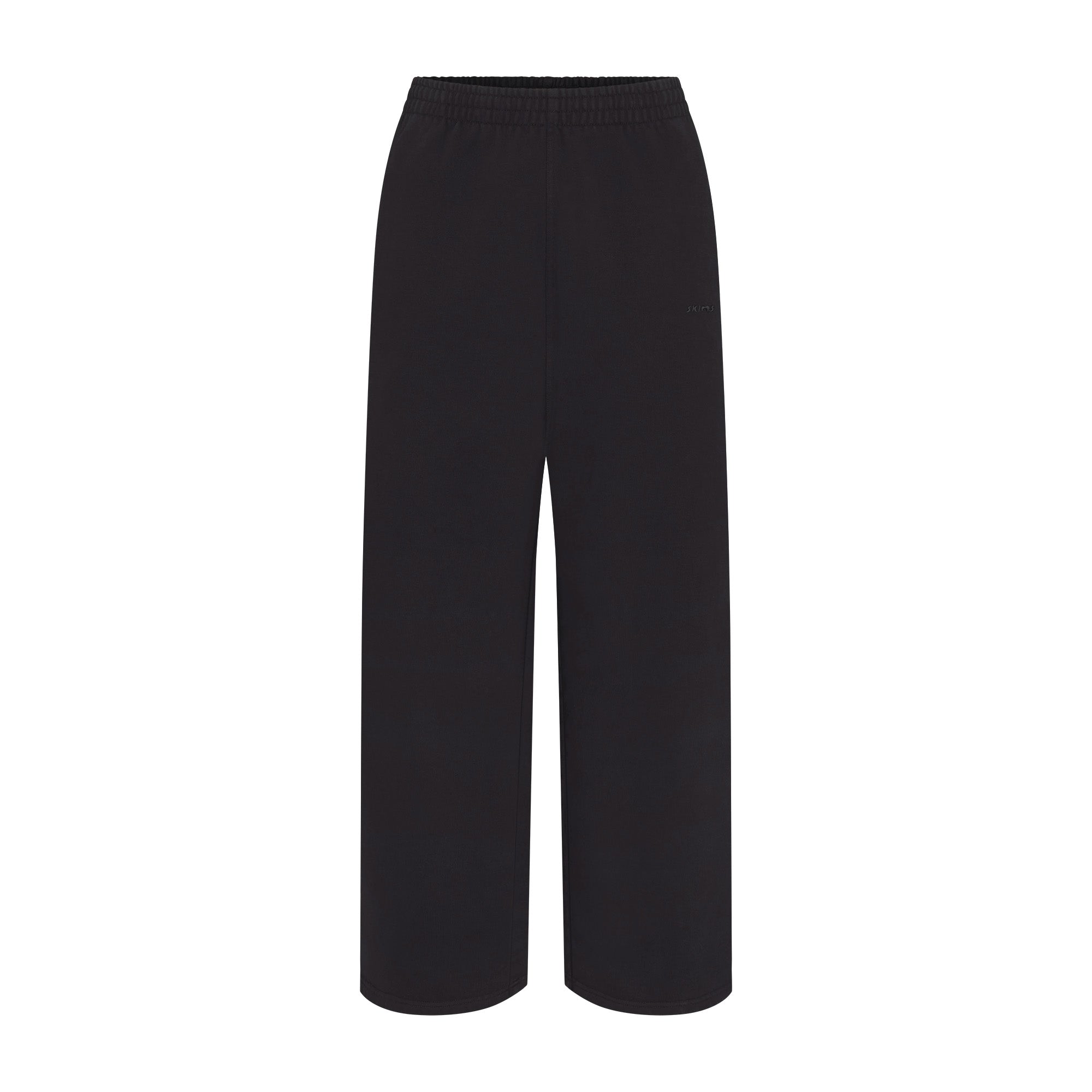 BOYFRIEND FLEECE STRAIGHT LEG PANT | WASHED ONYX