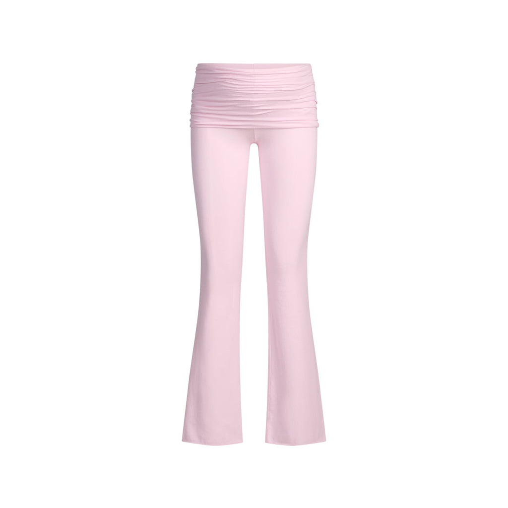 COTTON JERSEY MATERNITY FOLDOVER PANT | CHERRY BLOSSOM