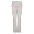 COTTON JERSEY MATERNITY FOLDOVER PANT | LIGHT HEATHER GREY