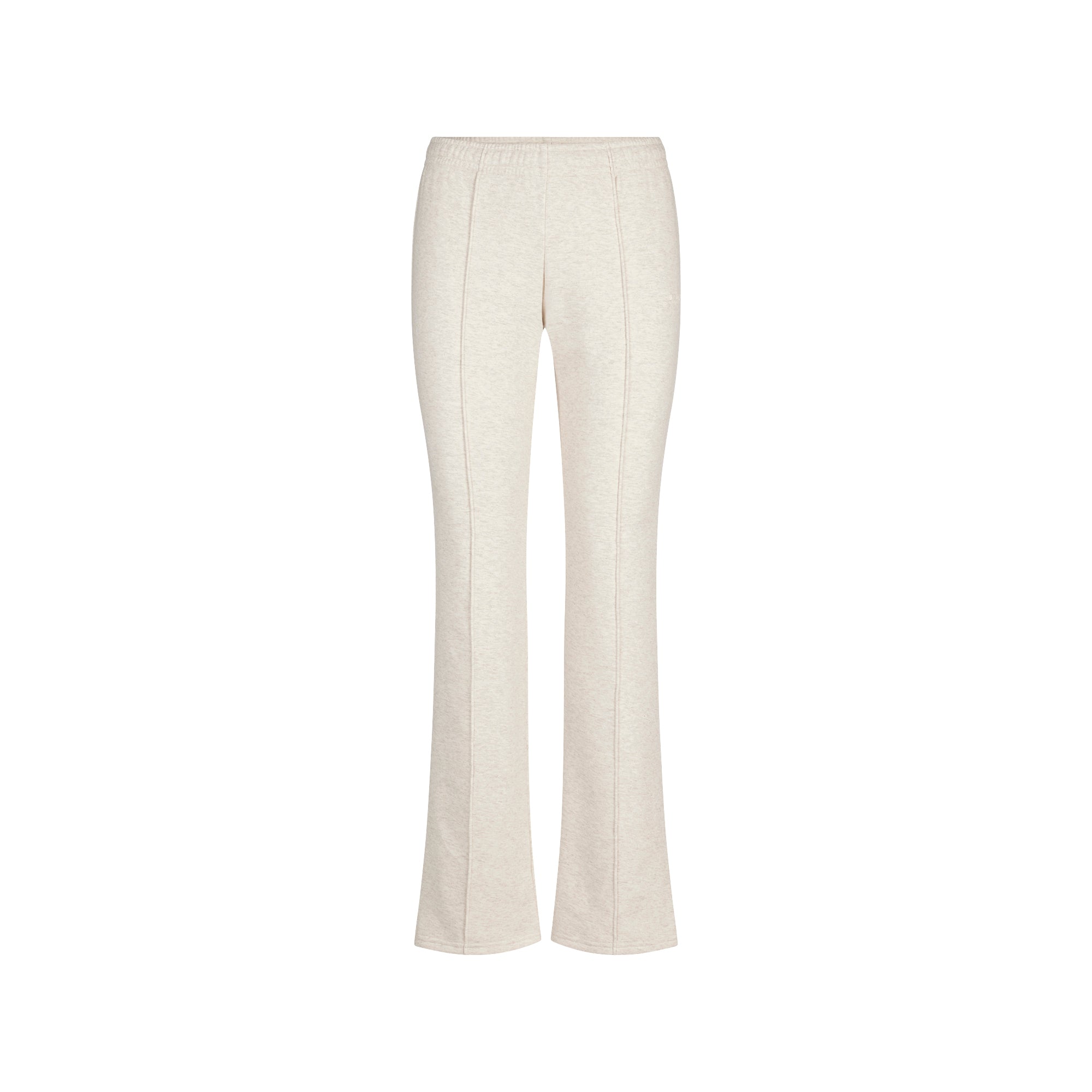 COTTON FLEECE LOW RISE SLIM PANT | OATMEAL HEATHER