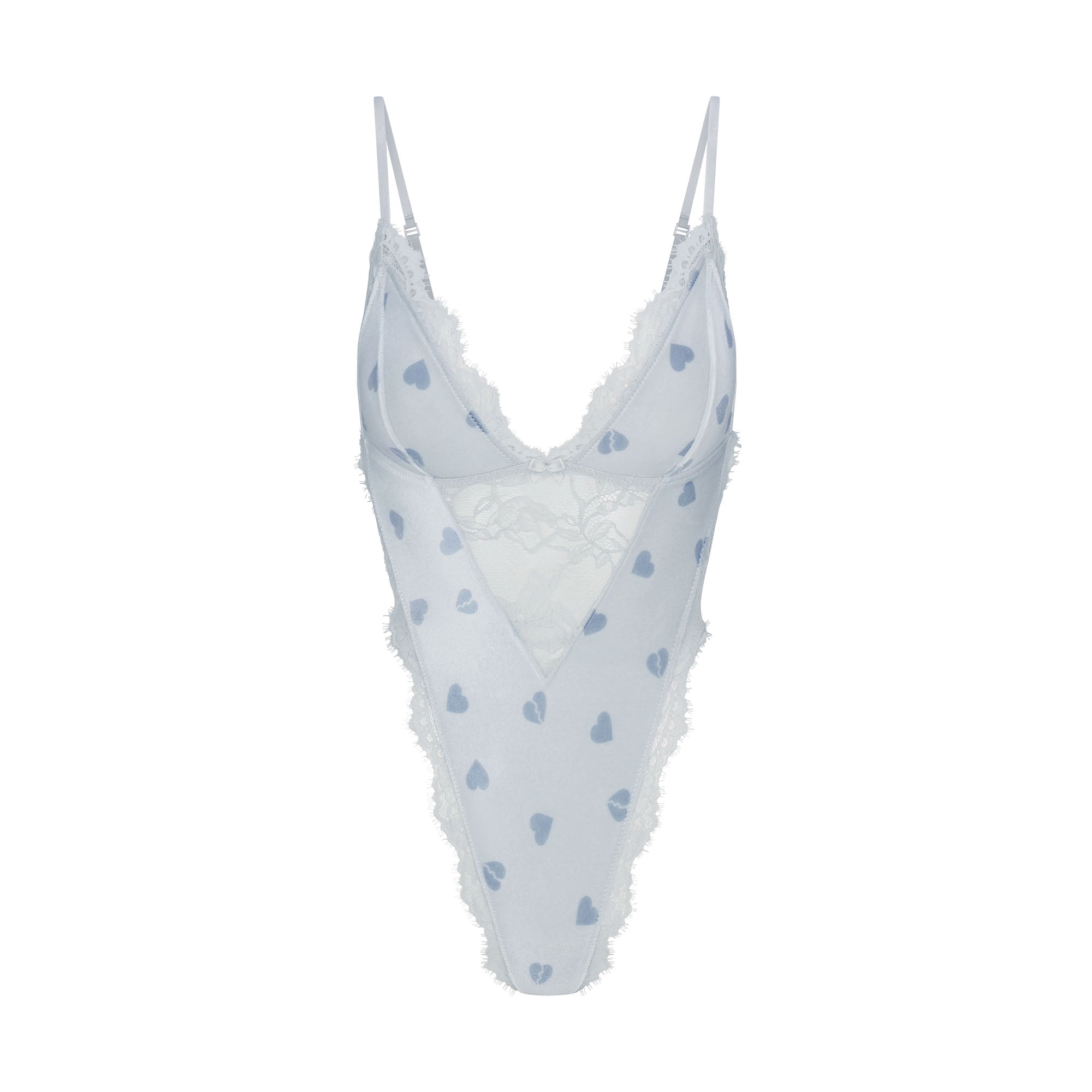 VELVET LACE TEDDY | PLATINUM HEART BREAKER