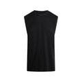 SKIMS COTTON MENS RELAXED SLEEVELESS SHIRT | ONYX