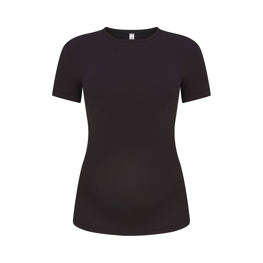 COTTON JERSEY MATERNITY T-SHIRT | SOOT