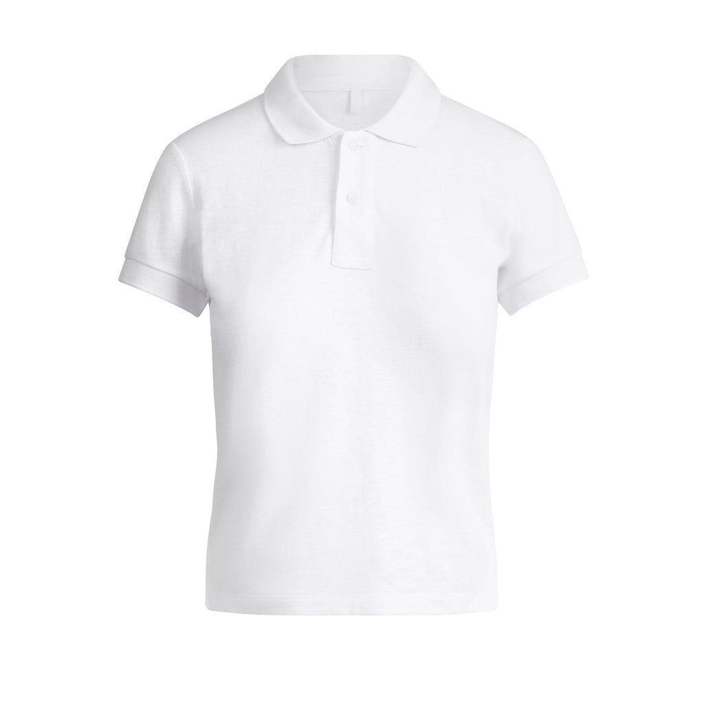 WORN IN JERSEY POLO BABY TEE | SNOW