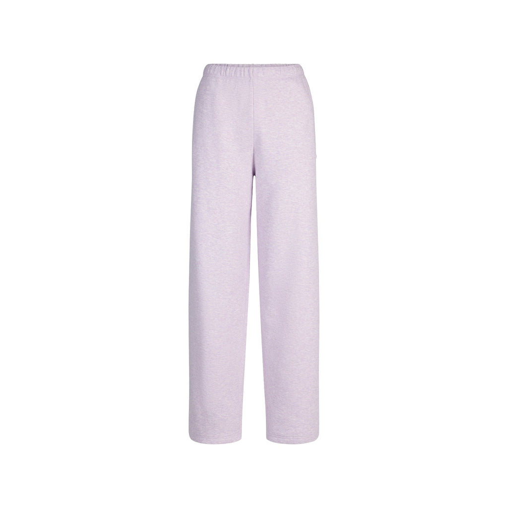 COTTON FLEECE CLASSIC STRAIGHT LEG PANT | PURPLE HEATHER