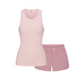 COTTON POPLIN BOXER SLEEP SET | BERRY CHECK