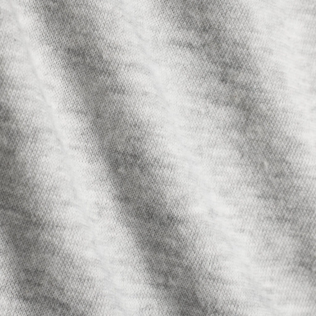 SHEER JERSEY V-NECK T-SHIRT | LIGHT HEATHER GREY