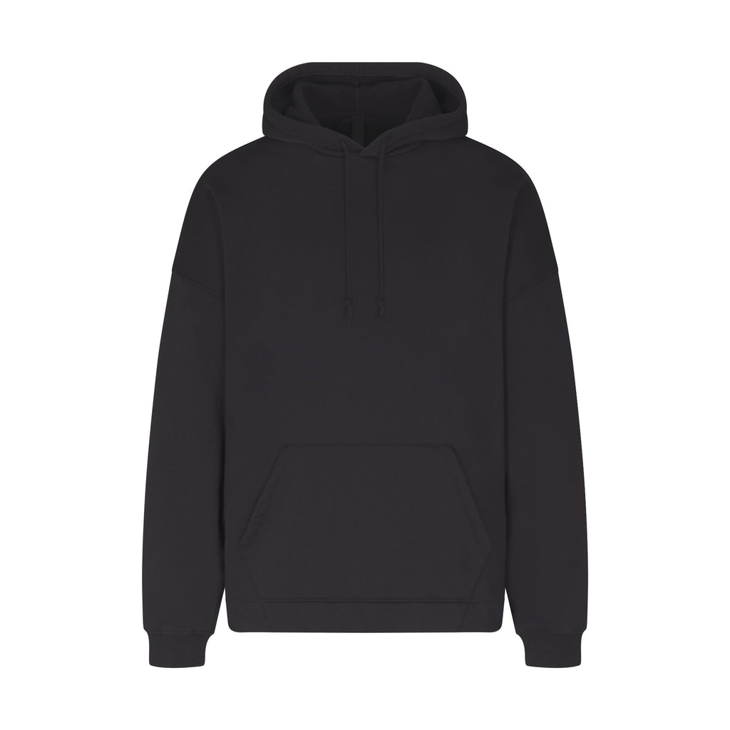 FLEECE LOUNGE MENS OVERSIZED HOODIE | WASHED ONYX