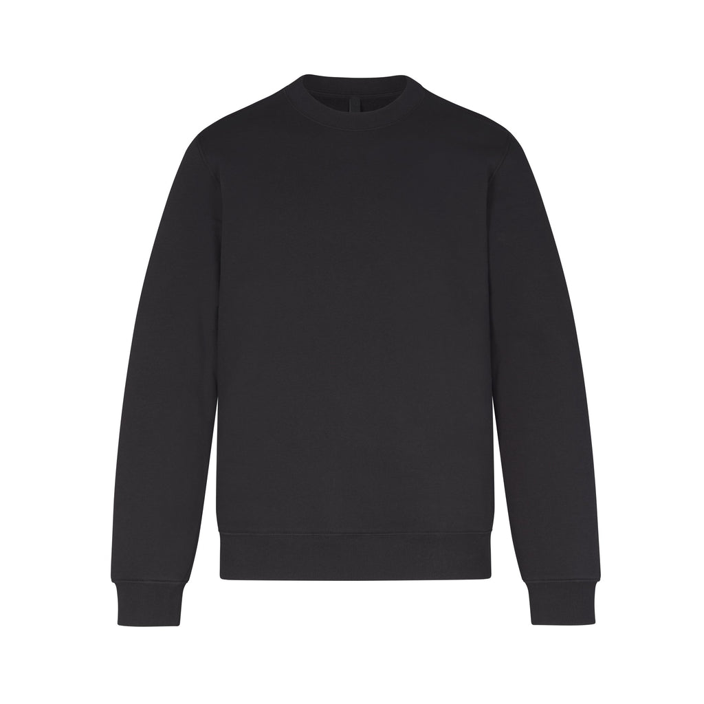 FLEECE LOUNGE MENS CREWNECK | WASHED ONYX