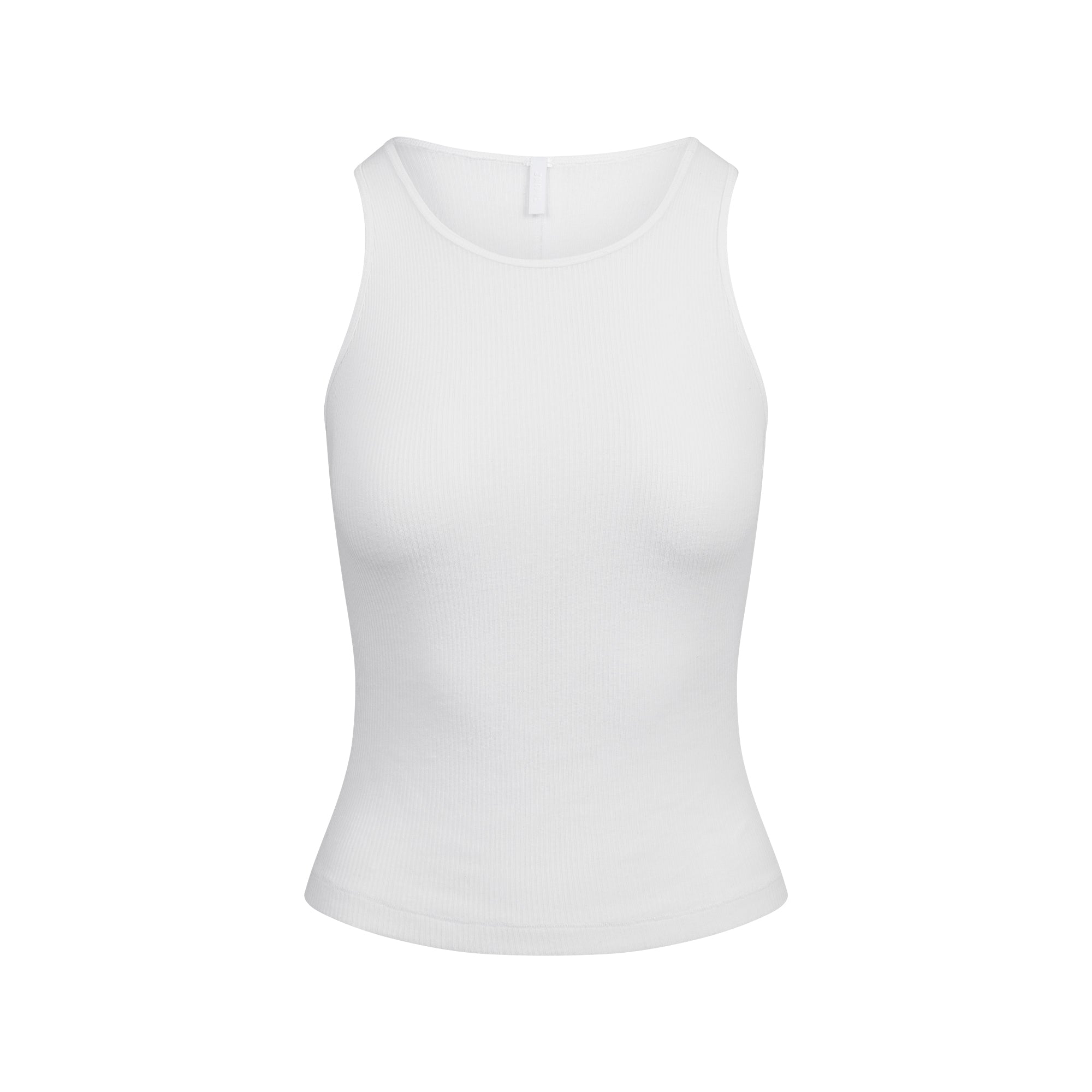 SHEER RIB CREWNECK TANK | SNOW