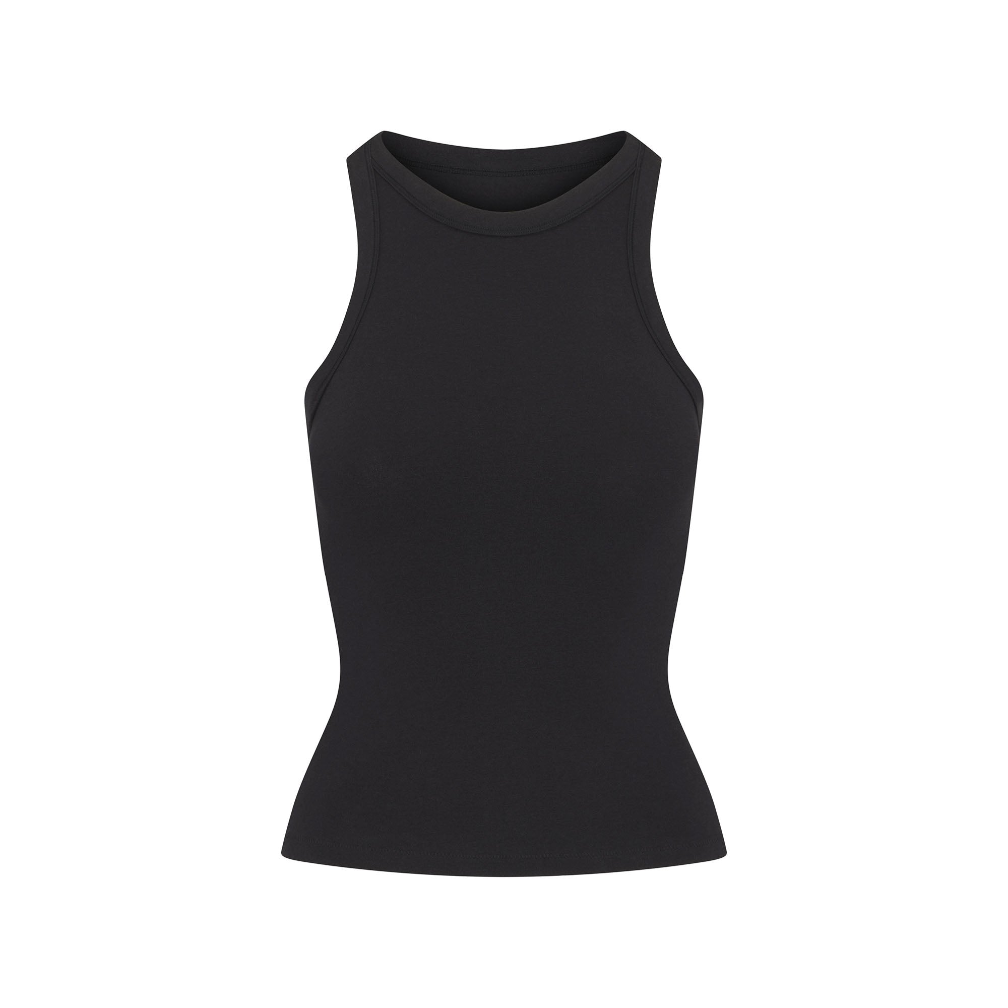 COTTON JERSEY CREW NECK TANK | SOOT