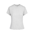 SHEER JERSEY T-SHIRT | LIGHT HEATHER GREY