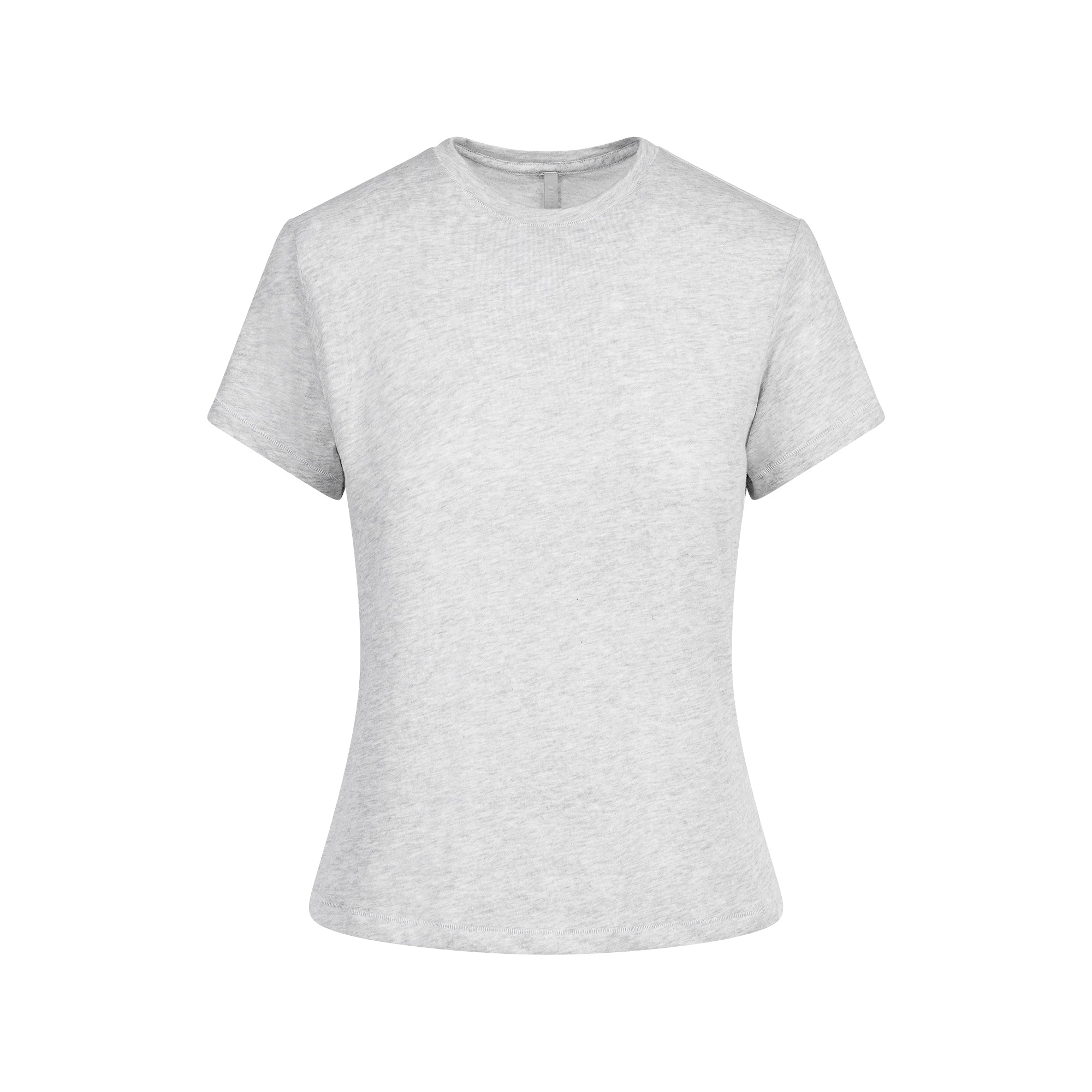 SHEER JERSEY T-SHIRT | LIGHT HEATHER GREY