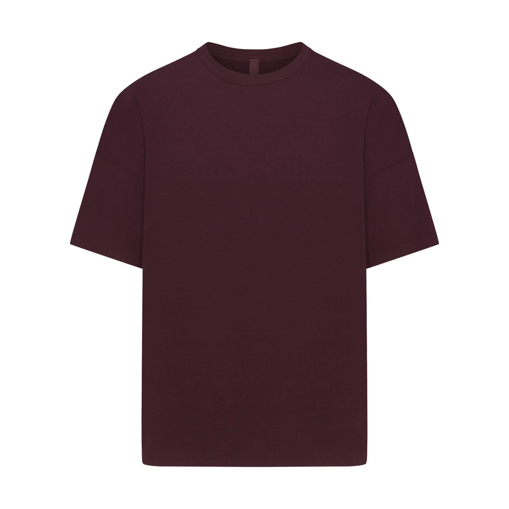 JERSEY LOUNGE MENS OVERSIZED T-SHIRT | CURRANT