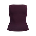 COTTON JERSEY TUBE TOP | CURRANT