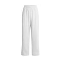 COTTON JERSEY WIDE LEG PANT | LIGHT HEATHER GREY