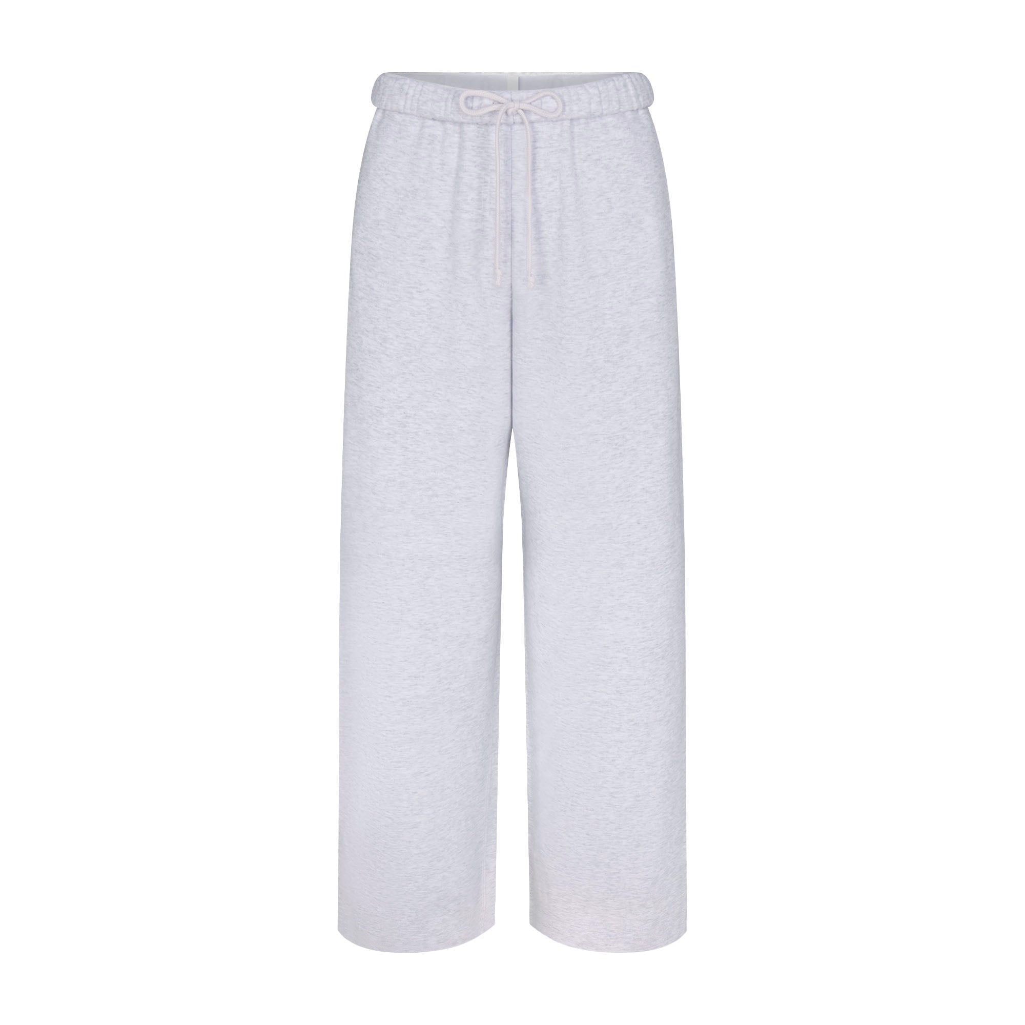 COTTON FLEECE CLASSIC STRAIGHT LEG PANT | LIGHT HEATHER GREY