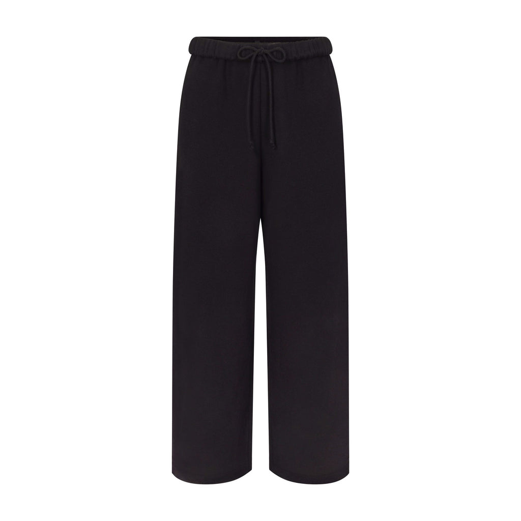 COTTON FLEECE CLASSIC STRAIGHT LEG PANT | ONYX